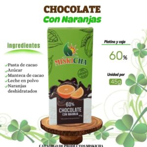 Chocolate con naranjas